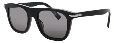 Dior Men's Designer Acetate Sunglasses, 53-19-145 In 01a - Shiny Black / Smoke