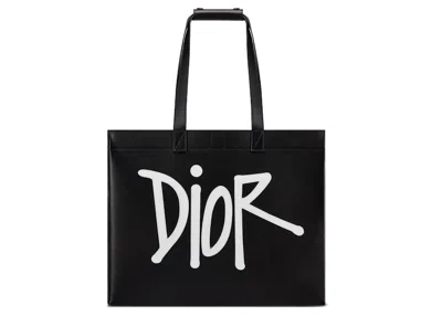 Pre-owned Dior Men's  And Shawn D Tote Bag In Black