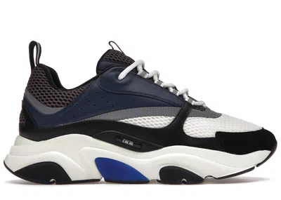 Pre-owned Dior Men's  B22 Sneakers In Blue/black