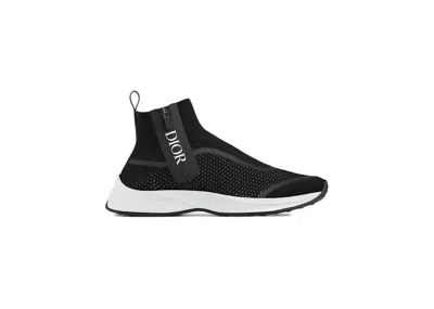 Pre-owned Dior Men's  B25 High Top Sneakers In Black