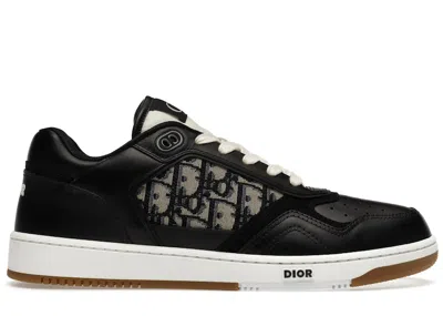 Pre-owned Dior Men's  B27 Low Sneakers In Black/beige