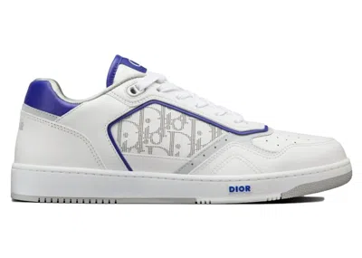 Pre-owned Dior Men's  B27 Low Sneakers In White/grey/purple