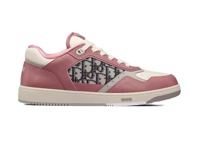 Pre-owned Dior Men's  B27 Low Top Sneakers In Pink/cream