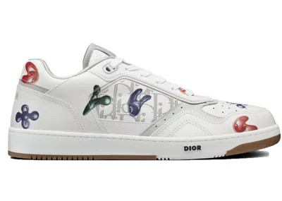 Pre-owned Dior Men's  B27 Low X Kenny Scharf Sneakers In White
