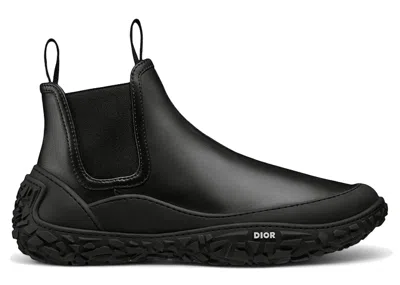 Pre-owned Dior Men's  B28 Chelsea Boot Sneakers In Black