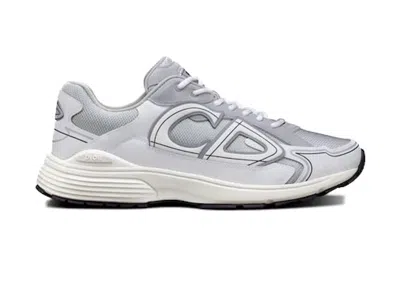 Pre-owned Dior Men's  B30 Sneakers In Grey/white In Multi