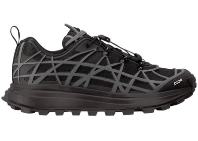 Pre-owned Dior Men's  B31 Runner Sneakers In Black/grey