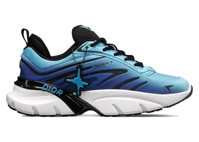 Pre-owned Dior Men's  B44 Blade Lewis Hamilton Sneakers In Gradient Blue