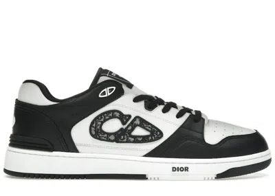 Pre-owned Dior Men's  B57 Low  Oblique Sneakers In Black/white