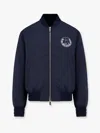 Dior Pattern Pilot Jacket In Blue
