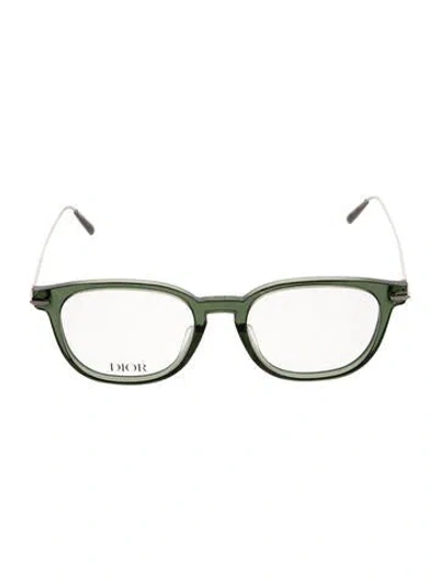 Pre-owned Dior Men Dior Depth 01 Square Eyeglasses In Green