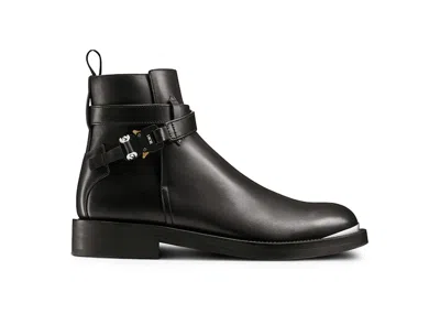 Pre-owned Dior Men's  Evidence Ankle Boot Smooth Calfskin Sneakers In Black