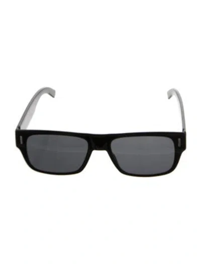 Pre-owned Dior Men Dior Fraction 4 Square Sunglasses In Black