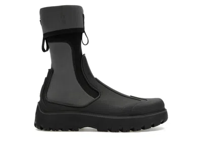 Pre-owned Dior Men's  Garden Ankle Boot Sneakers In Black