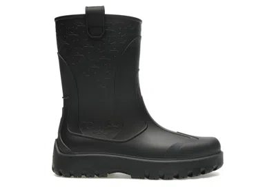 Pre-owned Dior Men's  Garden Boot Rubber Sneakers In Black