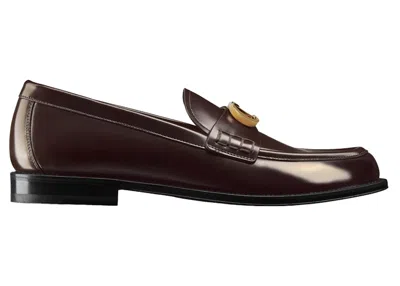 Pre-owned Dior Men's  Granville Loafer Brown Sneakers In Dark Grey In Gray