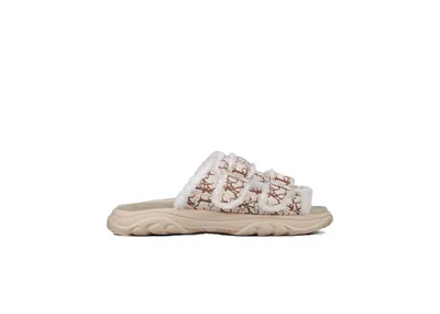Pre-owned Dior Men's  Htown Cactus Jack Sneakers In Cream