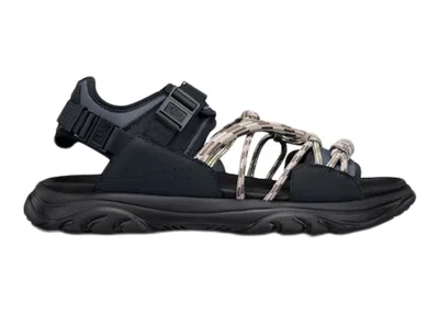 Pre-owned Dior Men's  Htown Sandal Sneakers In Black/gray/brown