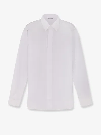 Dior Men  Oblique Cotton Shirt In White