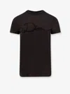 Dior Men  Ribbon Cotton T-shirt In Black