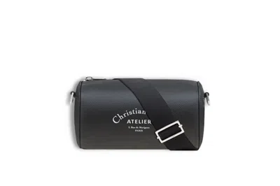 Pre-owned Dior Men's  Roller Pouch In Black