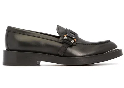 Pre-owned Dior Men's  Smooth Calfskin Evidence Loafer Sneakers In Black