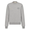 Dior Logo Sweater In Gray