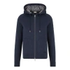 Dior Men's  Ss21 Loose Zipper Hooded Jacket Navy Blue