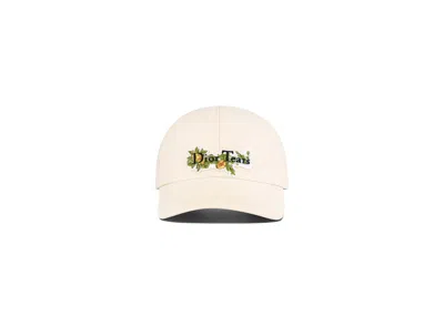 Pre-owned Dior Men's  Tears Baseball Cap In Beige