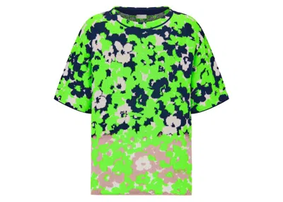 Pre-owned Dior Men's  X Cactus Jack Floral Shortsleeved Sweater