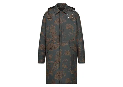 Pre-owned Dior Men's  X Cactus Jack Foldable Parka In Jacket Gray