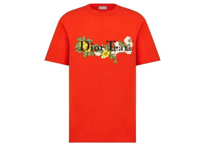Pre-owned Dior Men's  X Denim Tears Relaxedfit T-shirt In Red