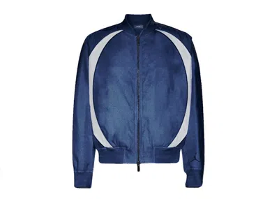 Pre-owned Dior Men's  X Jordan Bomber Jacket In Navy Blue