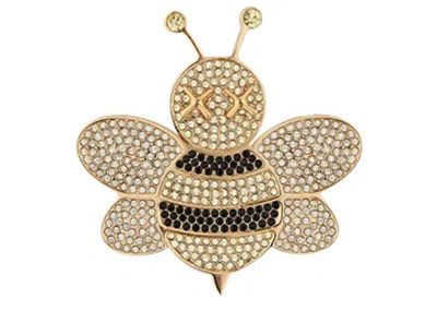 Pre-owned Dior Men's  X Kaws Bee Pin In Yellow