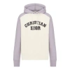 Dior Men's  X Kenny Scharf Crossover Fw21 Cotton Fleece Hooded Long Sleeves Gray White Colorblock