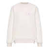 Dior Men's  X Sacai Crossover Fw21 Logo Solid Color Round Neck White