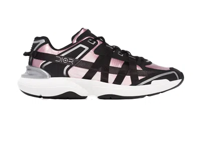 Pre-owned Dior Men's  X Sorayama B24 Runtek Sneakers In Pink/black