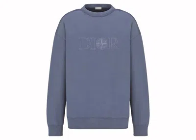 Pre-owned Dior Men's  X Stone Island Sweatshirt In Gray