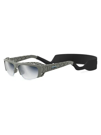 DIOR MEN'S DIOR3D S4U 60MM GEOMETRIC SUNGLASSES