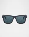 Dior Men's B23 S41 Square Namesake Motif Sunglasses In Sblublumr