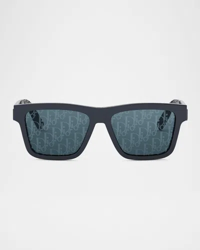 Dior Men's B23 S41 Square Namesake Motif Sunglasses In Sblublumr