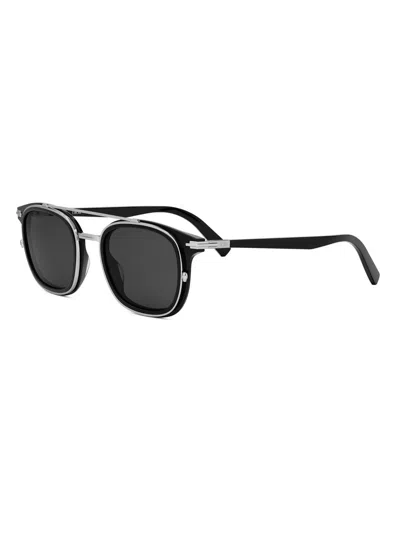 Dior Men's Blacksuit S14i 49mm Square Sunglasses