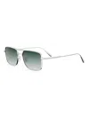 Dior Blacksuit S17u 54mm Rectangular Sunglasses