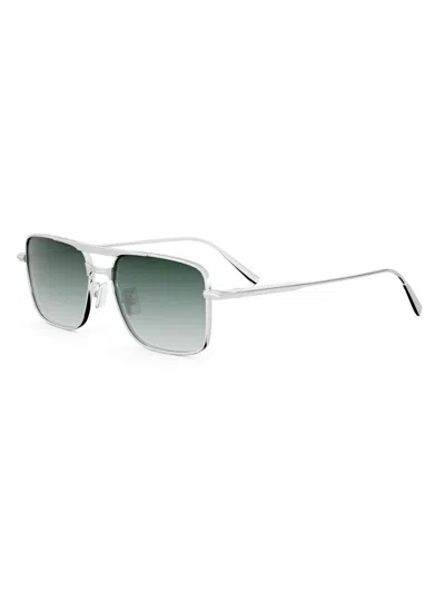 DIOR MEN'S DIORBLACKSUIT S17U 56MM RECTANGULAR SUNGLASSES