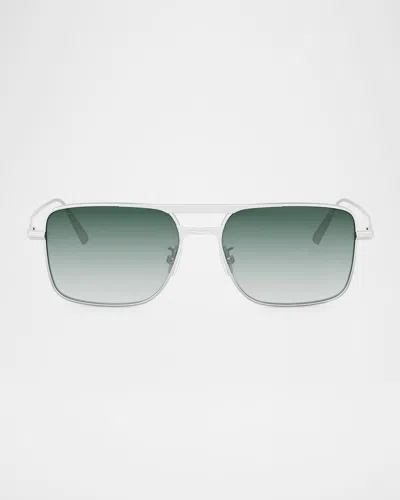 DIOR MEN'S DIORBLACKSUIT S17U RECTANGULAR SUNGLASSES