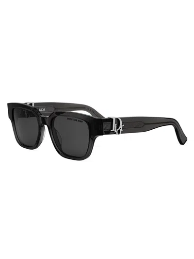 Dior Men's Oblique S1i 53mm Square Sunglasses