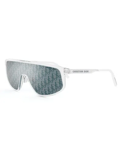 Dior Eyewear Tag M1u Shield Frame Sunglasses In Multi