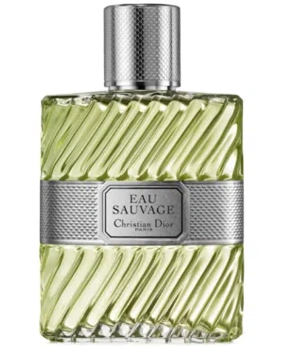 DIOR MEN'S EAU SAUVAGE EAU DE TOILETTE SPRAY, 3.4-OZ.