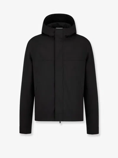 DIOR DIOR MEN HOODED JACKET WITH ICONIC EMBROIDERY
