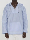 Dior Homme Man Shirt Sky Blue Size 38 Polyester In Light Blue